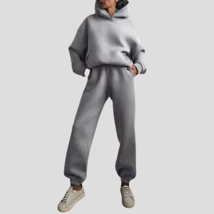 Women’s Hoodie &amp; Jogger Set – Relaxed Winter Lounge Wear