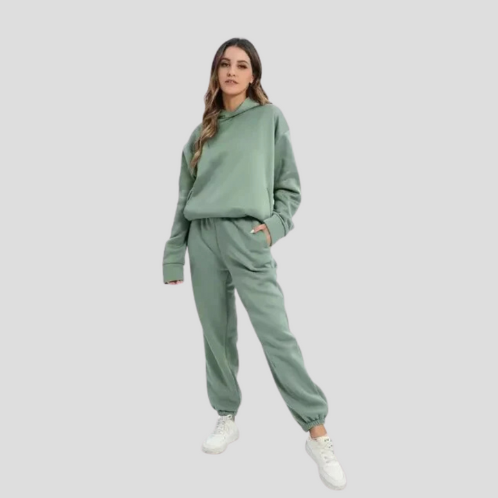 Women’s Hoodie &amp; Jogger Set – Relaxed Winter Lounge Wear